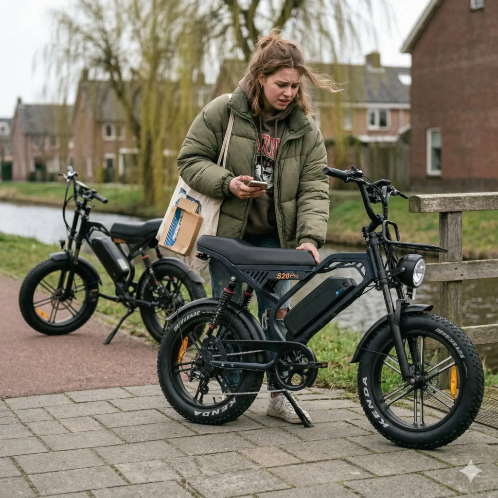 Goedkope fatbike vergelijken met V20 fatbike