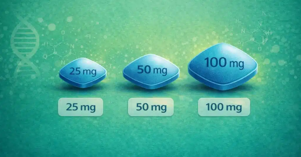 Sildenafil dosering 25 mg 50 mg en 100 mg overzicht voor juiste keuze